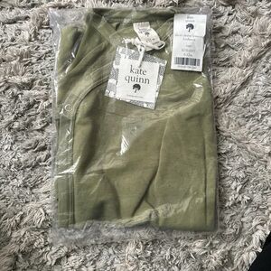 Kate Quinn Sage Short Sleeve Kimono Bodysuit